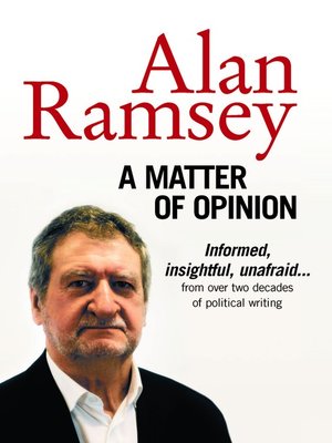 cover image of A Matter of Opinion